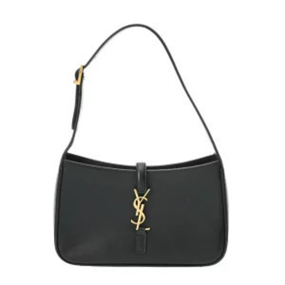 Saint Laurent LE Black Smooth Leather Handbag